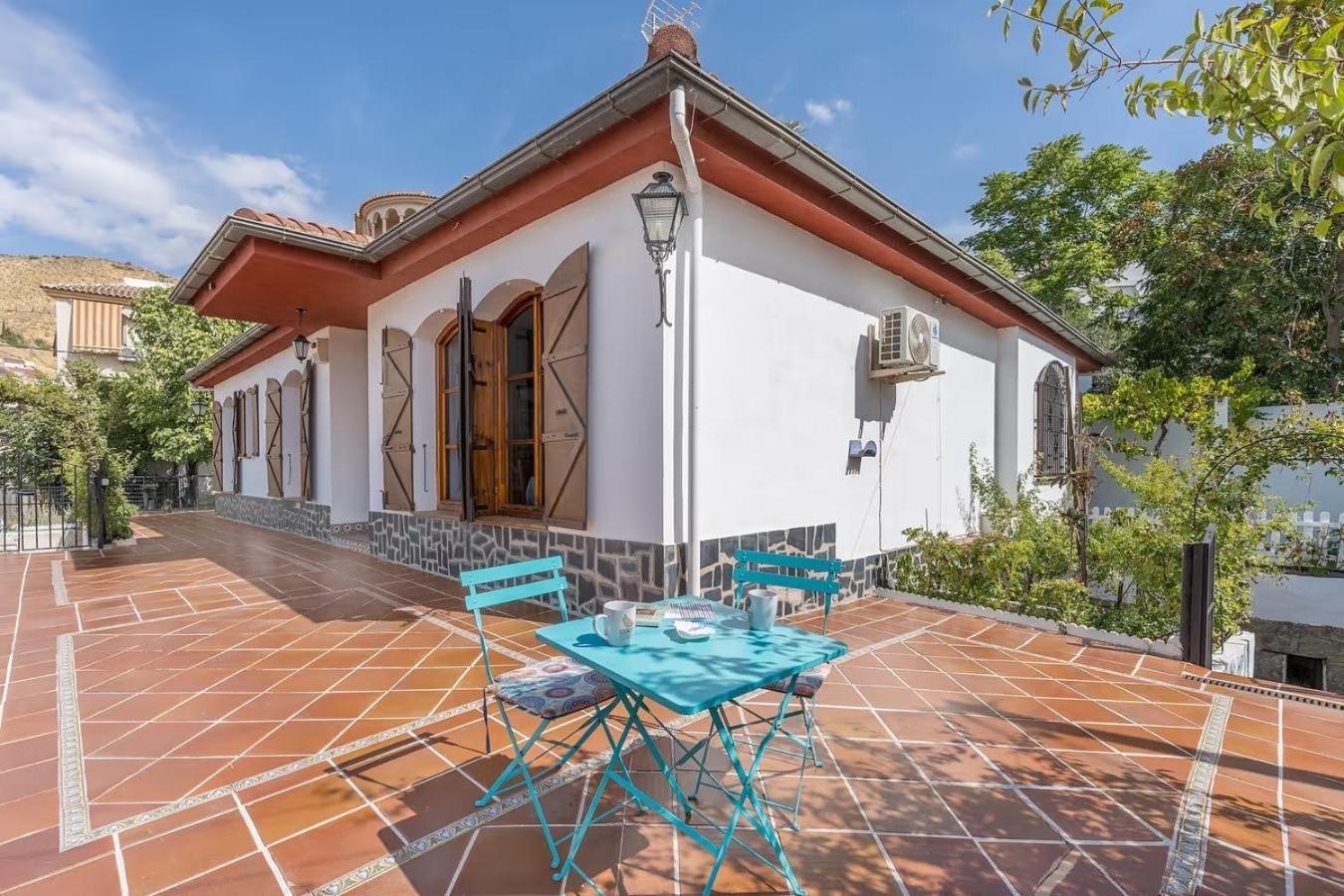 Casa Rural Vistablanca En Una Sola Planta Con Bonitas Vistas Y Piscina - Junto A La Capital Y La Alhambra Cenes De La Vega Exterior foto